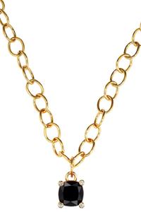 Dyrberg Kern Dyrberg/Kern Ramina Necklace, Color: Gold/Black, Onesize, Women