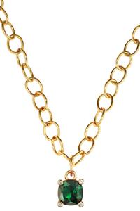 Dyrberg Kern Dyrberg/Kern Ramina Necklace, Color: Gold/Green, Onesize, Women