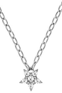 Dyrberg Kern Dyrberg/Kern Sagitta Necklace, Color: Silver/Crystal, Onesize, Women