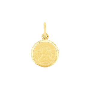 Amor Motief tag Unisex, 375 Goud | Engel