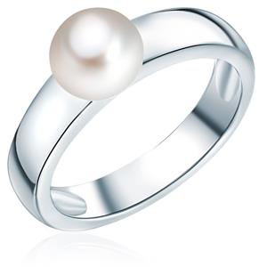 Valero Pearls Parel Ring Sterling zilver Gekweekte zoetwaterparels in Zilver