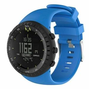 Strap-it Suunto Core siliconen bandje (blauw)