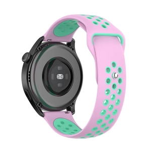 Strap-it Withings ScanWatch Light sport bandje (roze/aqua)