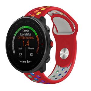 Strap-it Polar Vantage M sport band (rood/kleurrijk)