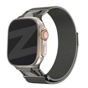 Bandz Apple Watch Milanese band 'Mecha' (titanium grijs)