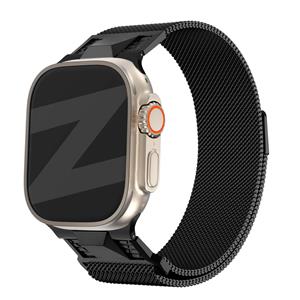 Bandz Apple Watch Milanese band 'Mecha' (zwart)