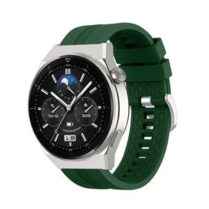 Strap-it Huawei Watch GT 3 Pro 46mm extreme silicone band (legergroen)