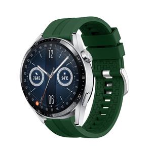 Strap-it Huawei Watch GT 3 46mm extreme silicone band (legergroen)