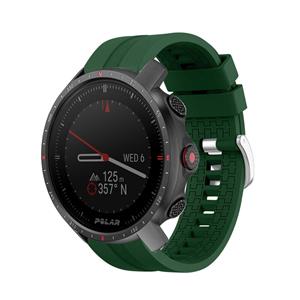 Strap-it Polar Grit X Pro extreme silicone band (legergroen)