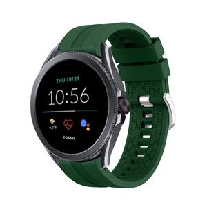 Strap-it Fossil Gen 5e 44mm extreme silicone band (legergroen)