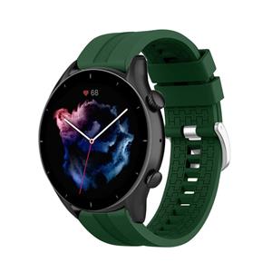 Strap-it Amazfit GTR 3 (Pro) extreme silicone band (legergroen)