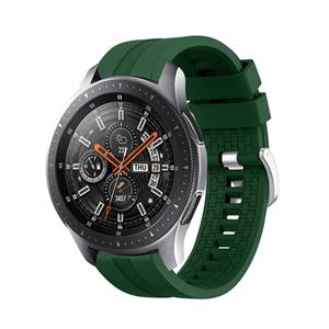 Strap-it Samsung Galaxy Watch 46mm extreme silicone band (legergroen)