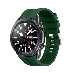 Strap-it Samsung Galaxy Watch 3 45mm extreme silicone band (legergroen)