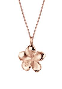 Elli Dames Frangipani Bloesem Zomervakantie in 925 Sterling Zilver Roségoud