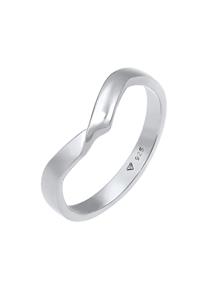 Elli Dames Wrap Ring V Vorm Gedraaide Trend Basic Minimaal in 925 Sterling Zilver Goud Geplaatst Zilver