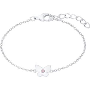 Prinzessin Lillifee Armband voor meisjes, 925 Sterling zilver, zirkonia synth. | vlinder