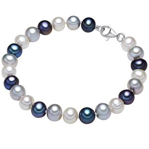 Valero Pearls Armband Sterling zilver Gekweekte zoetwaterparels in Zilver