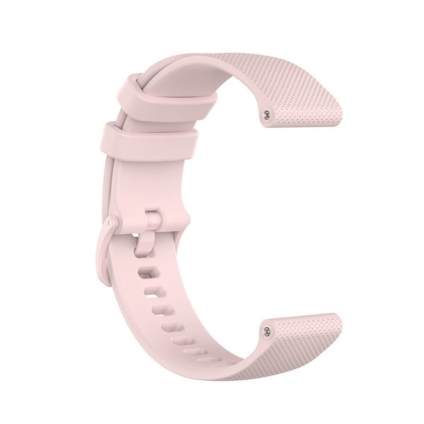 Strap-it Luxe siliconen horlogeband 20mm - universeel - roze