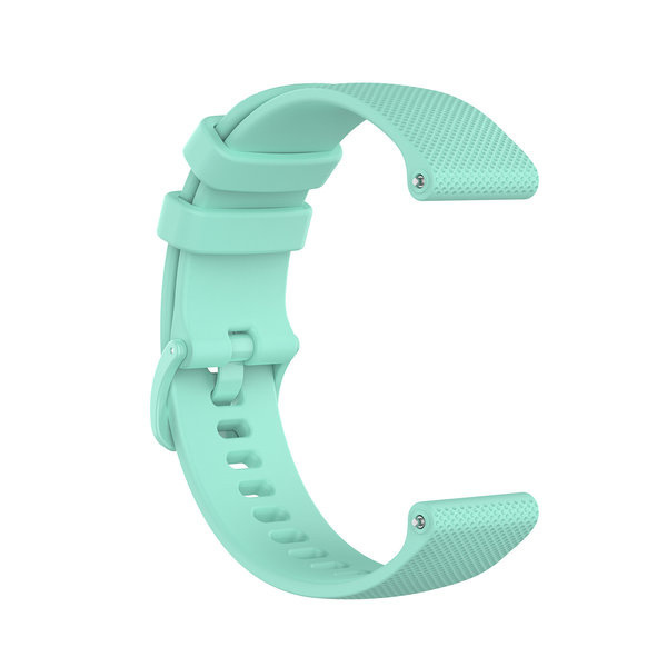 Strap-it Luxe siliconen horlogeband 22mm - universeel - aqua