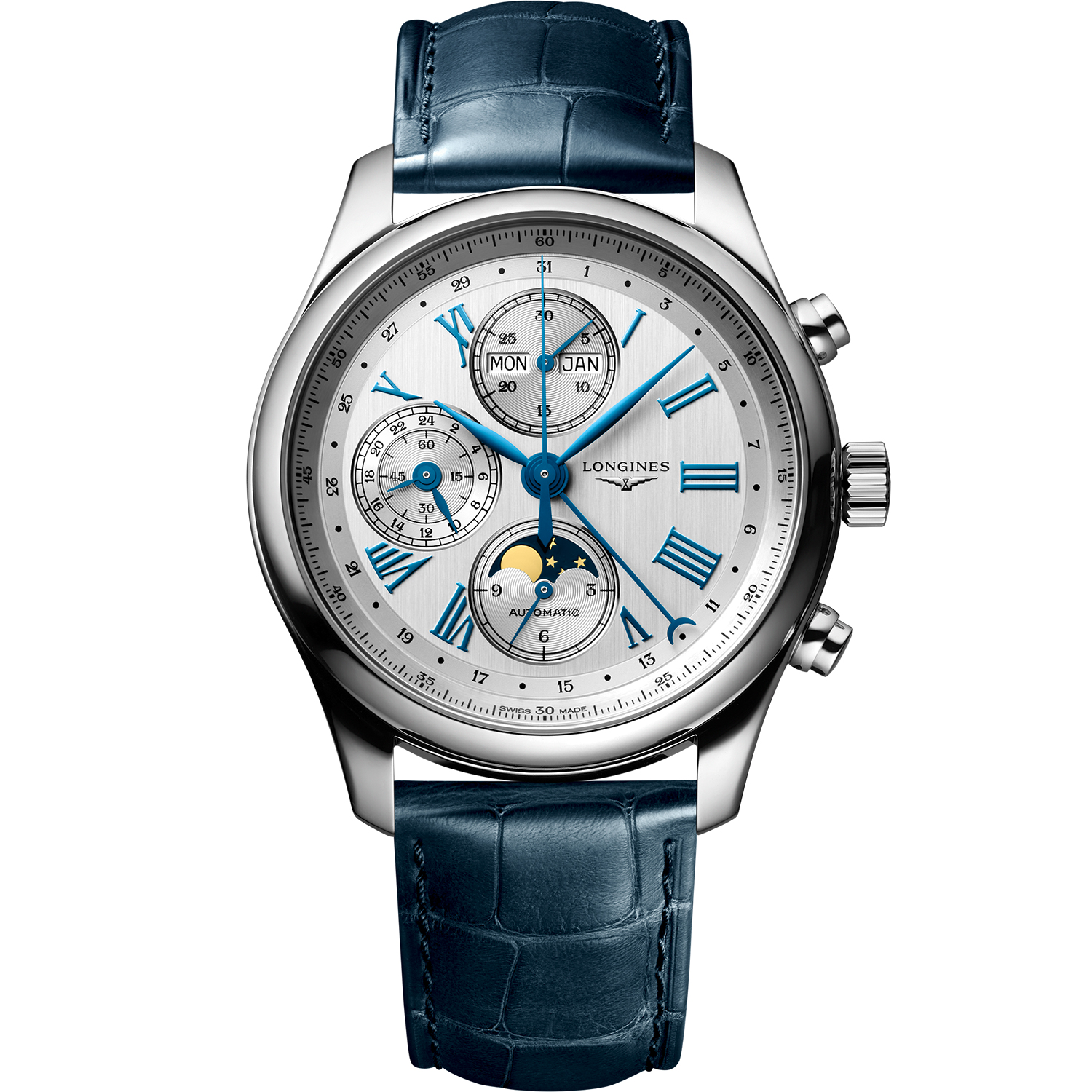 Longines master collection maanfase chronograaf 42mm