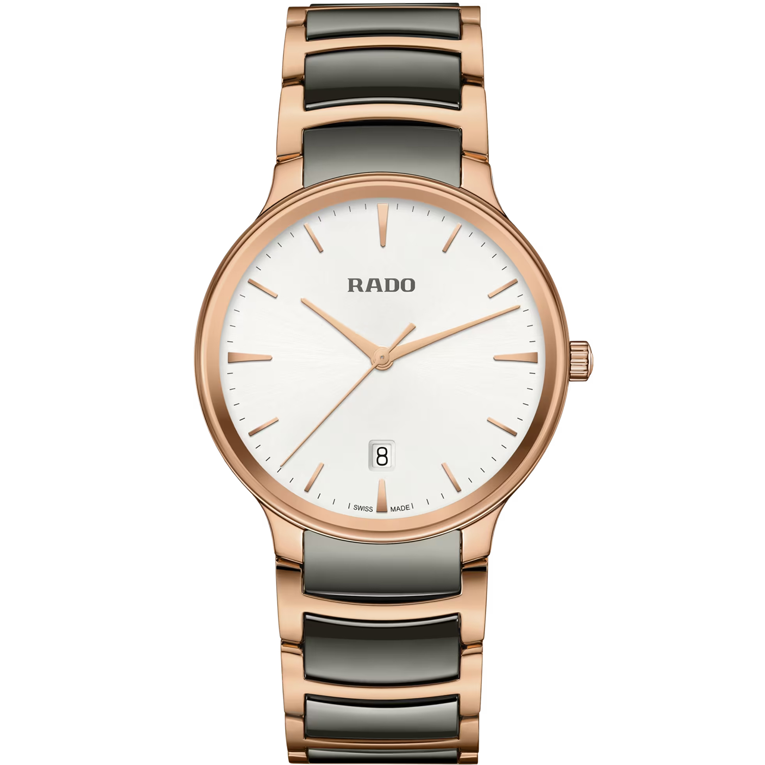 Rado centrix quartz white rose 39.5mm