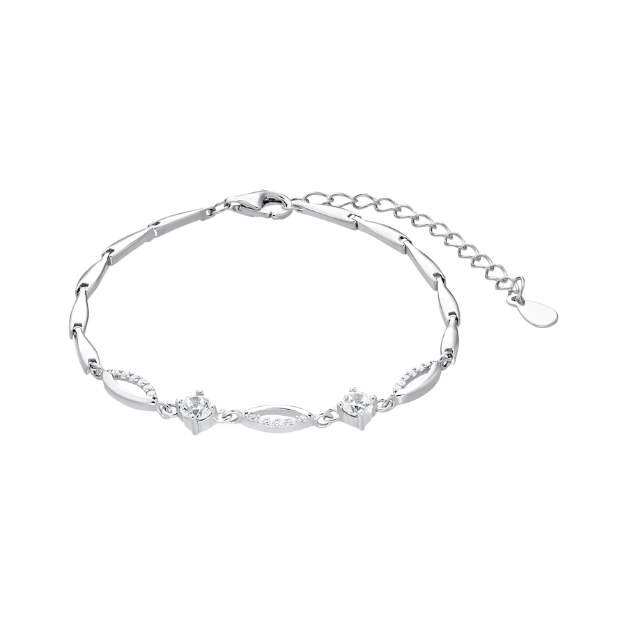 Amor Armband voor dames, 925 Sterling zilver, zirkonia synth.