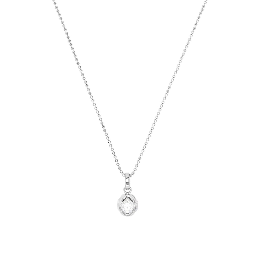 Amor Ketting met hanger voor dames, 925 Sterling zilver, zirkonia synth.