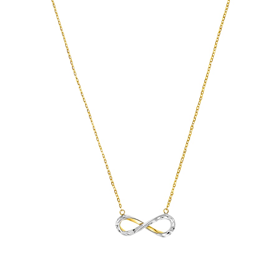 Amor Ketting met hanger voor dames, goud 375 | Oneindigheid