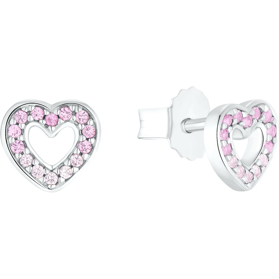 Prinzessin Lillifee Oorbellen voor meisjes, 925 sterling zilver, zirkonia synth. | Hart