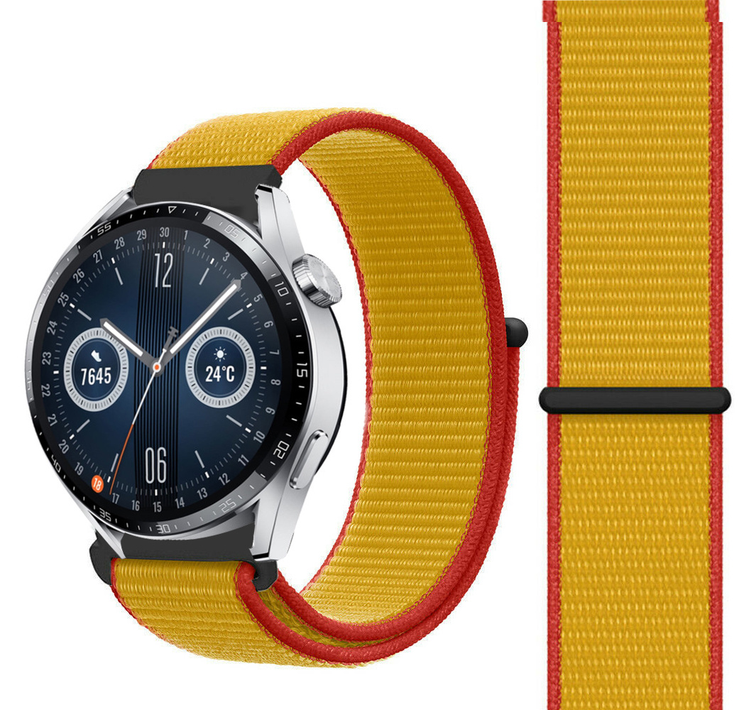 Strap-it Huawei Watch GT 3 46mm nylon band (Duitsland)