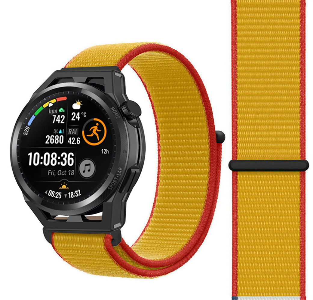 Strap-it Huawei Watch GT Runner nylon band (Duitsland)