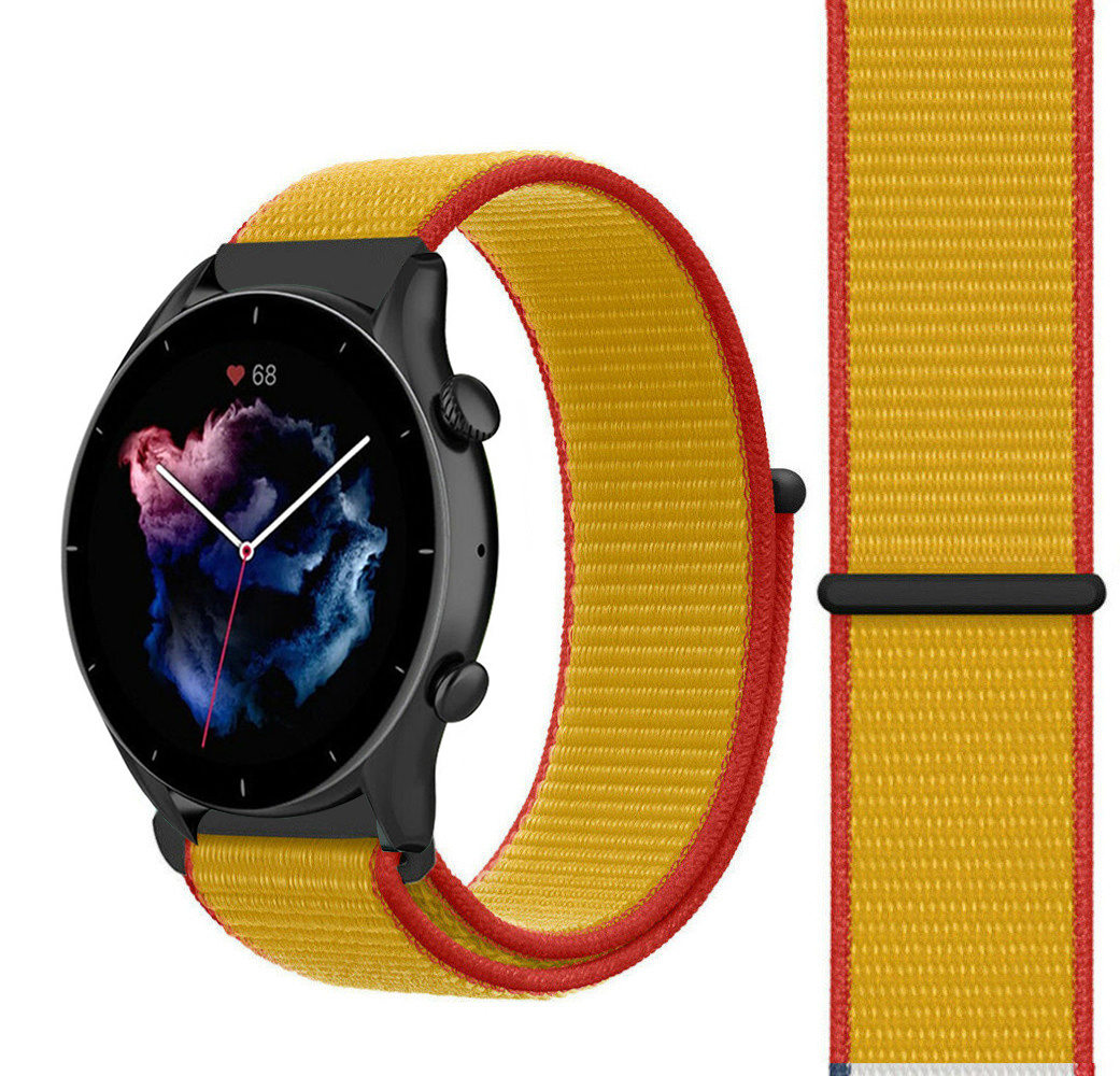 Strap-it Amazfit GTR 3 nylon band (Duitsland)