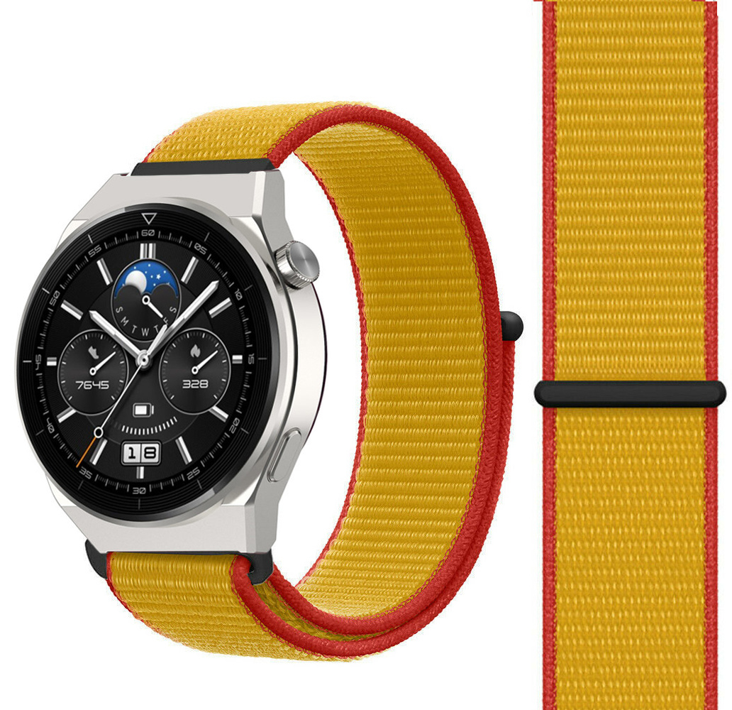 Strap-it Huawei Watch GT 3 Pro 46mm nylon band (Duitsland)