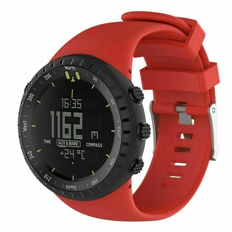 Strap-it Suunto Core siliconen bandje (rood)