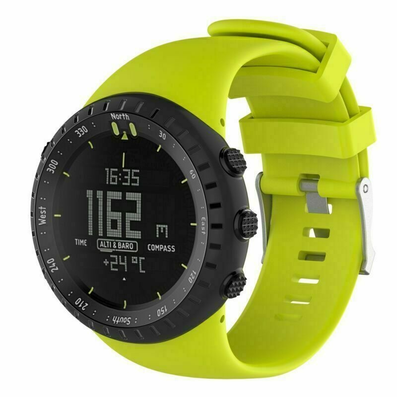 Strap-it Suunto Core siliconen bandje (lime)