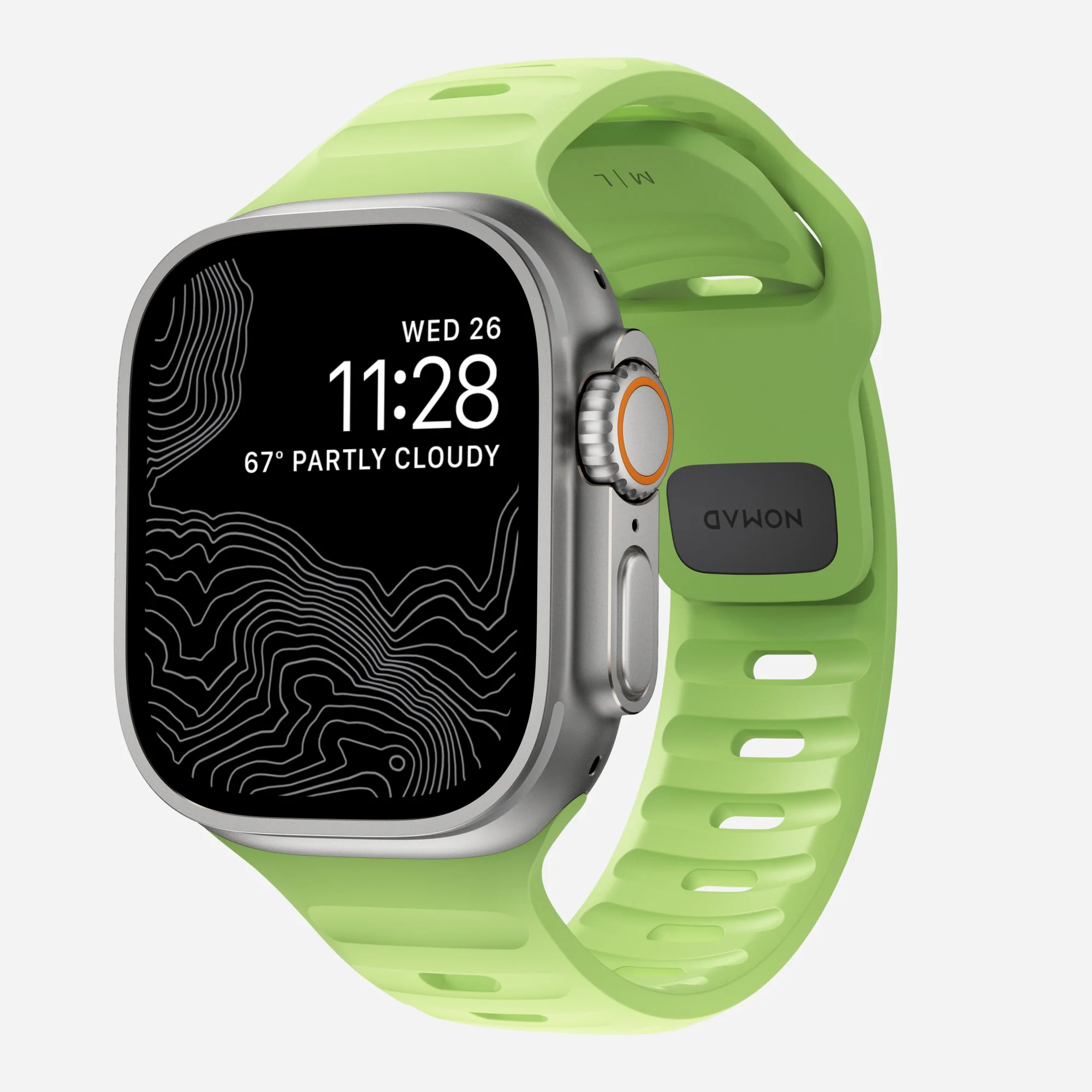 Nomad Apple Watch siliconen bandje - Sport Glow 2.0