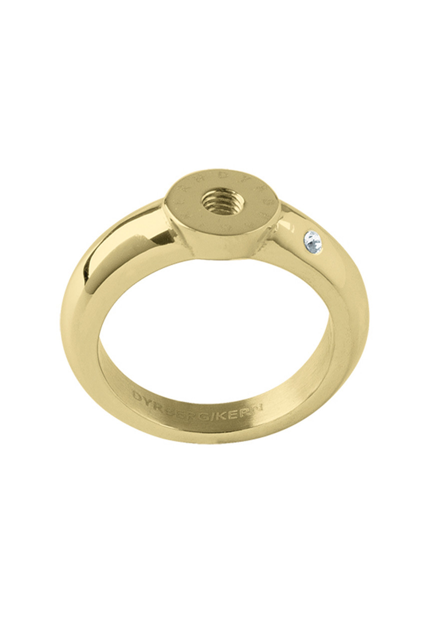 Dyrberg Kern Dyrberg/Kern Ring , Color: Gold/Crystal, Iii/, Women