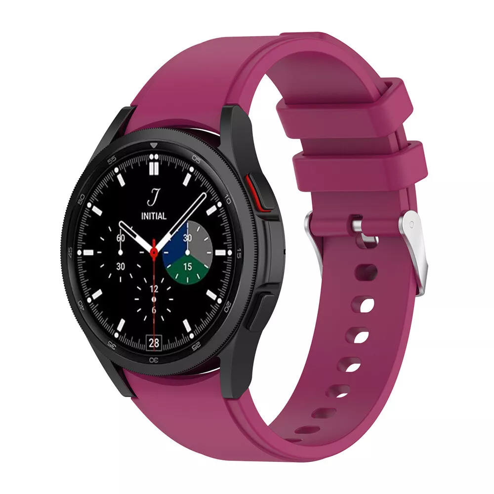 Strap-it Samsung Galaxy Watch 4 Classic 42mm siliconen bandje (rosé rood)