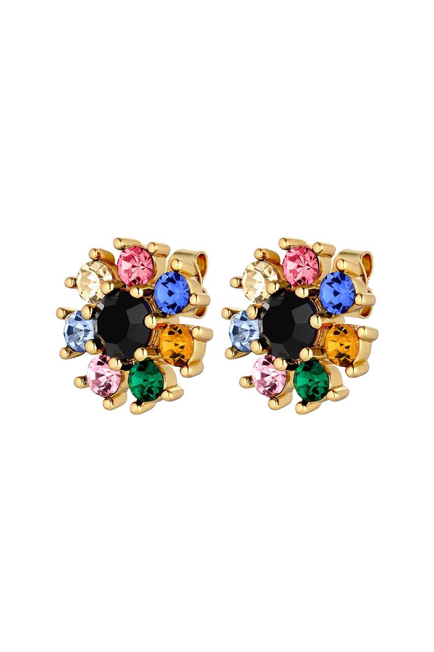 Dyrberg Kern Dyrberg/Kern Aude Earring, Color: Gold, Rainbow, Onesize, Women