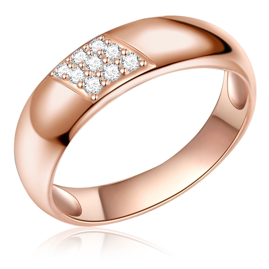 Rafaela Donata Zilveren ring Sterling zilver Zirkonia in Roségoud