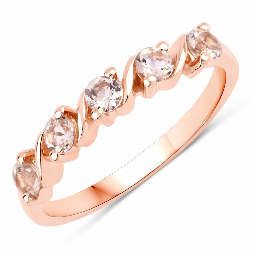 Rafaela Donata Ring Sterling zilver Morganiet in Roségoud