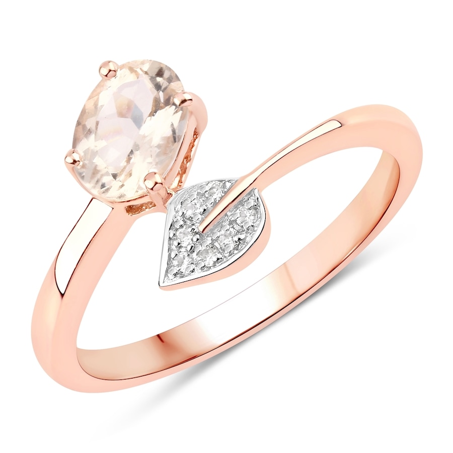 Rafaela Donata Ring Sterling zilver Morganiet in Roségoud