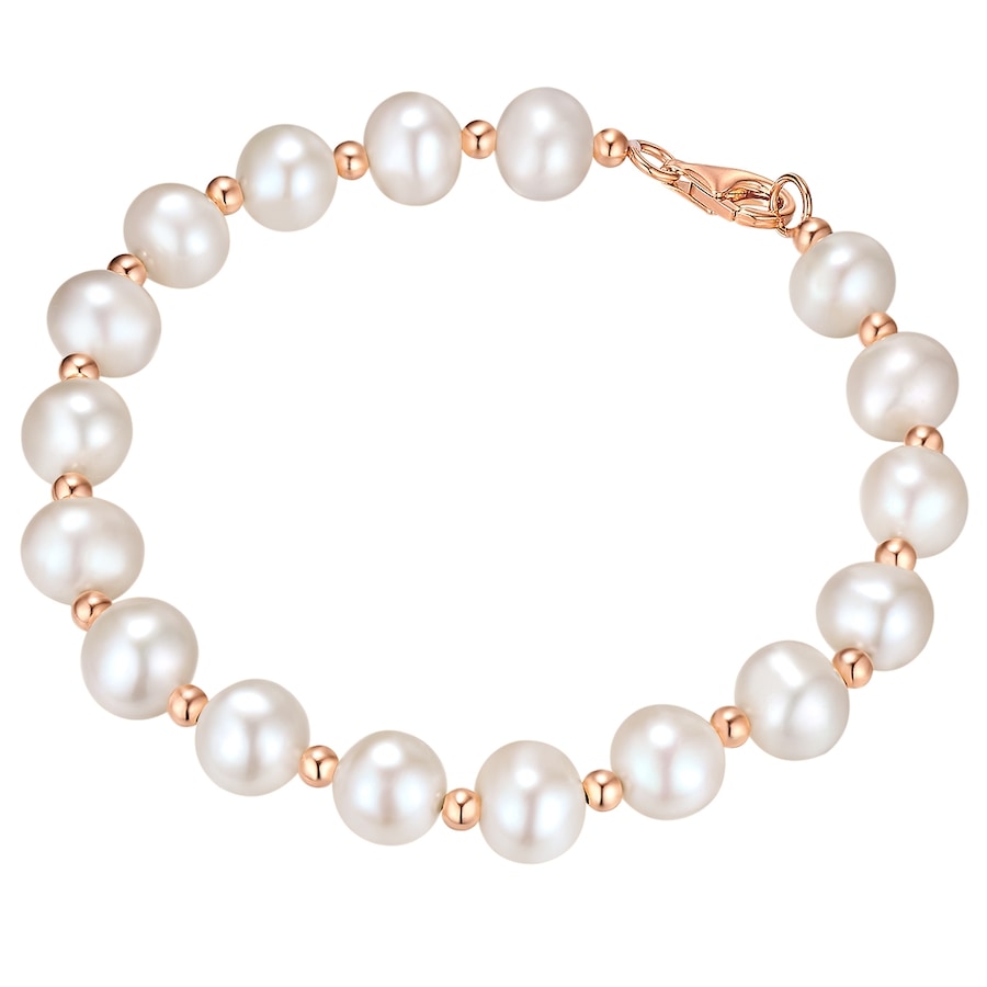 Valero Pearls Armband Sterling zilver Gekweekte zoetwaterparels in Roségoud