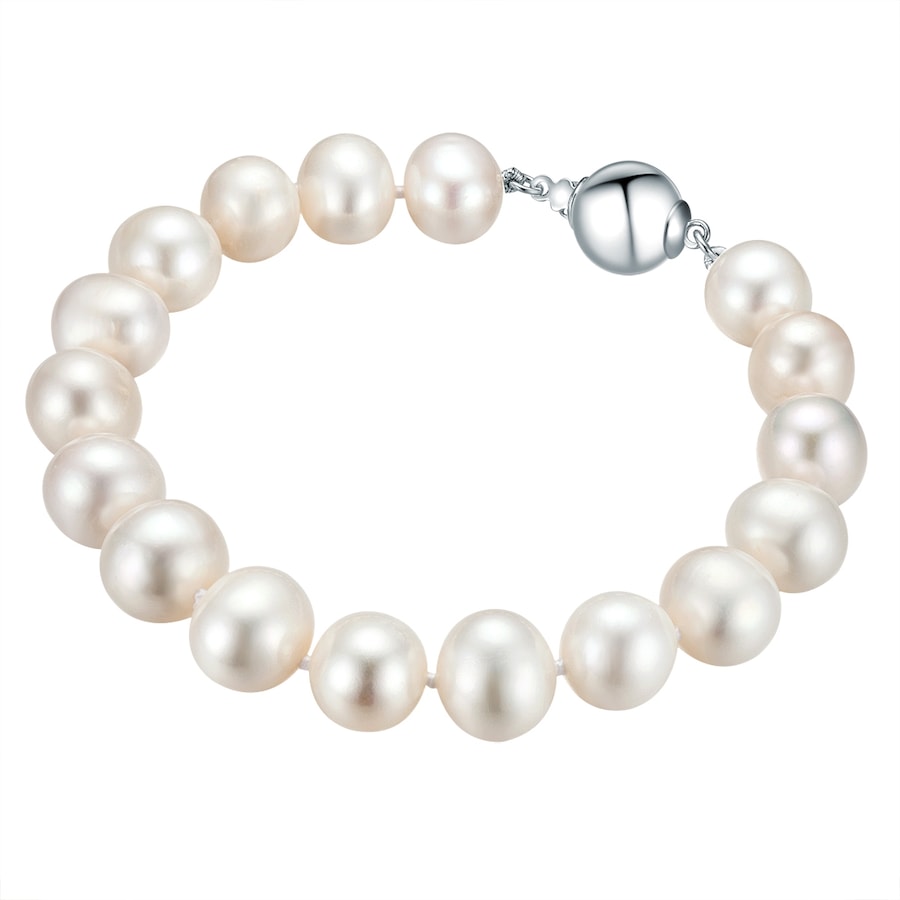 Valero Pearls Armband Sterling zilver Gekweekte zoetwaterparels in Zilver