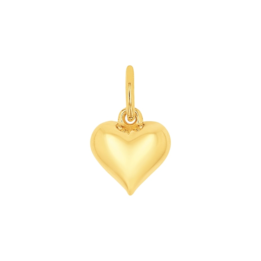 Amor Hanger met motief voor dames en heren, unisex, goud 375 | hart