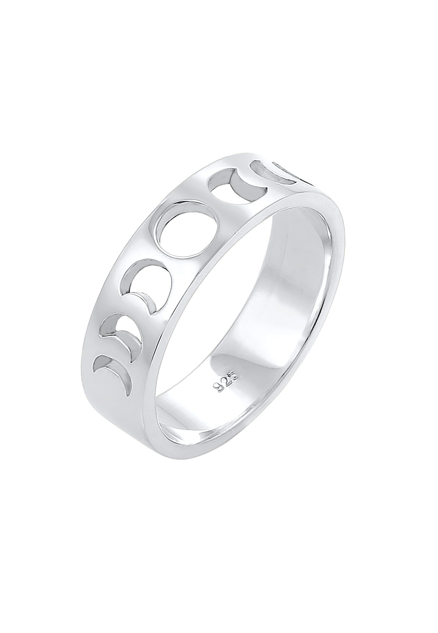 Elli ring dames uitgesneden astro trend in 925 sterling zilver verguld Zilver