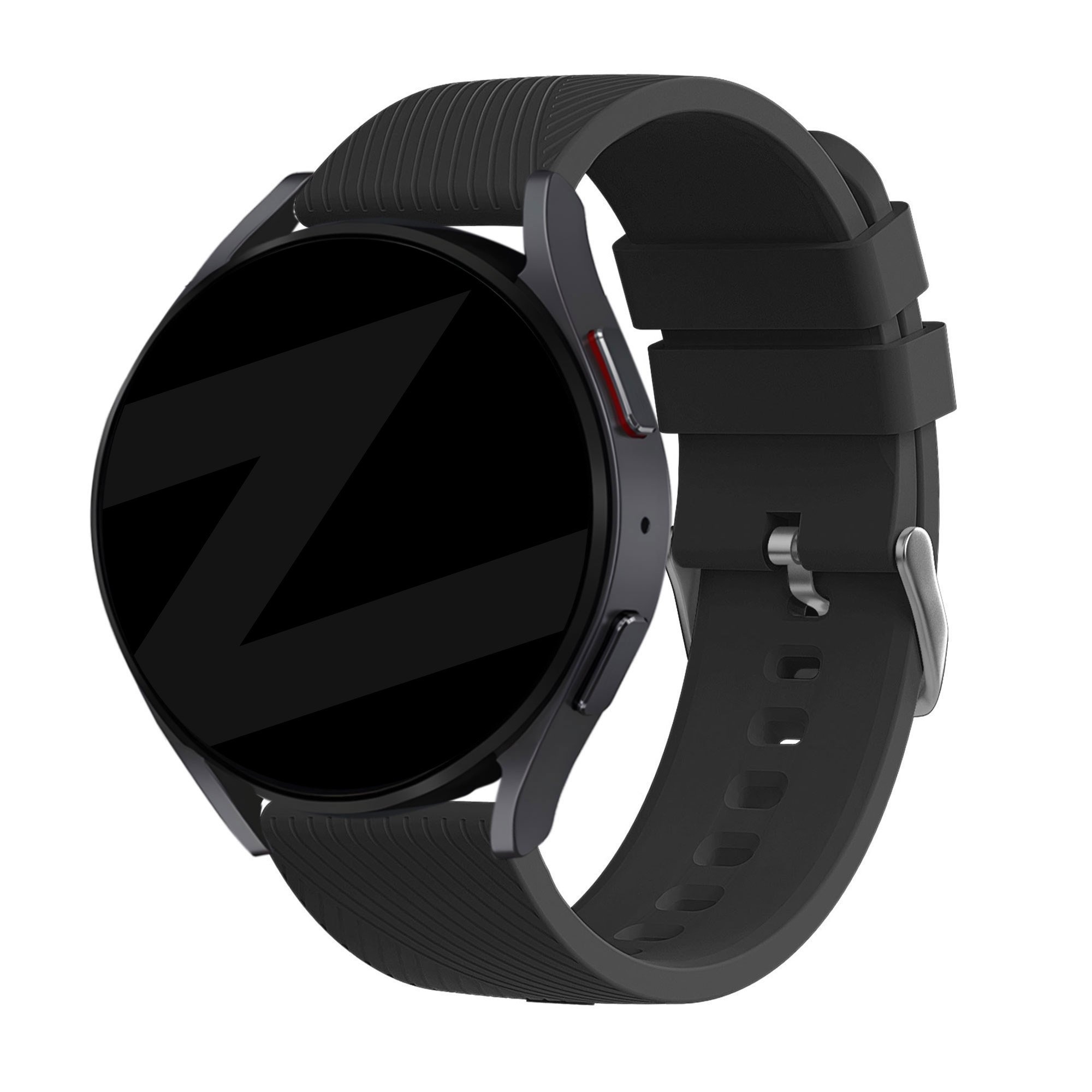 Bandz Polar Vantage M3 siliconen band 'Deluxe' (zwart)