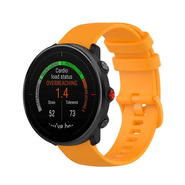 Strap-it Polar Grit X2 Pro luxe siliconen bandje (oranje)