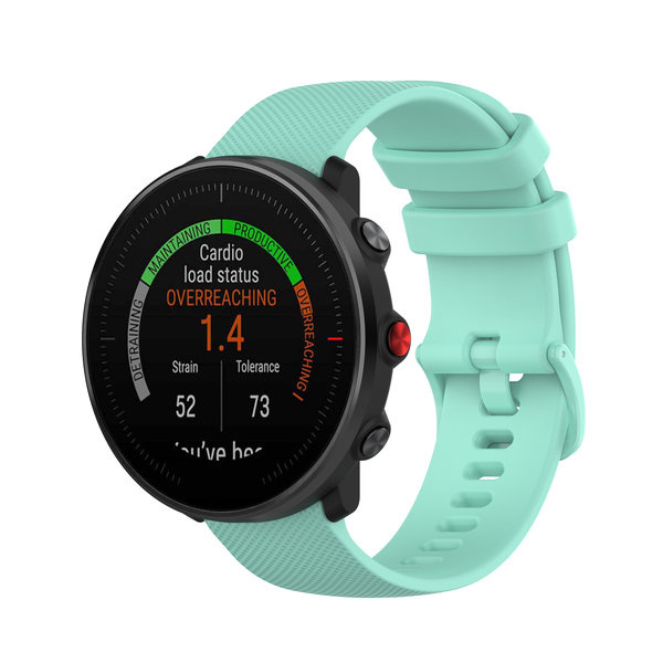 Strap-it Polar Grit X2 Pro luxe siliconen bandje (aqua)