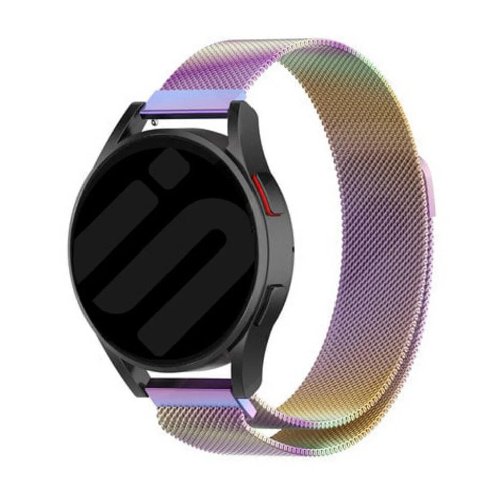 Strap-it Redmi Watch 5 Active Milanese band (regenboog)